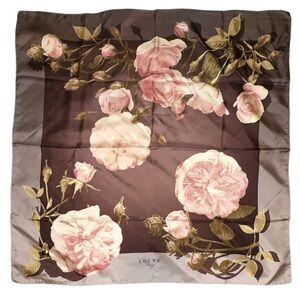 Loewe “Rosas” Silk Scarf